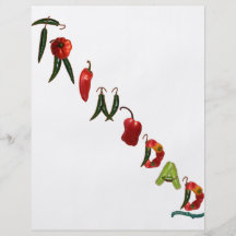 Trinidad Chilli Peppers Flyer Design