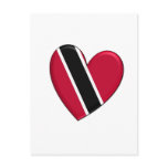 Trinidad Heart Flag postcards