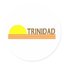 Trinidad Round Sticker