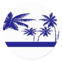 Trinidad Round Stickers