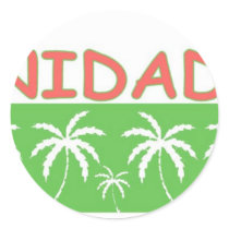 Trinidad Round Sticker