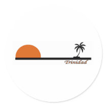 Trinidad Round Sticker