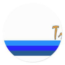 Trinidad Round Sticker