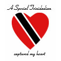 Trinidad & Tobago Flag Heart Custom T-Shirt