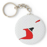Trinidad Tobago Flag Map full size keychains