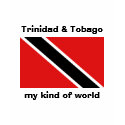 Trinidad & Tobago Flag + Map + Text T-Shirt