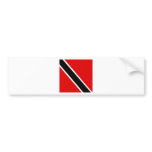 Trinidad Tobago High quality Flag bumper stickers