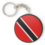 Trinidad Tobago quality Flag Circle keychains