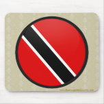 Trinidad Tobago quality Flag Circle mousepads