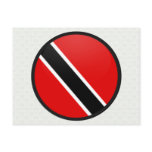 Trinidad Tobago quality Flag Circle postcards