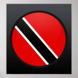 Trinidad Tobago quality Flag Circle posters