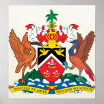 Trinidadandtobago Coat of Arms detail posters