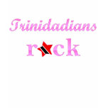 Trinidadians Rock - Cute Pink t-shirts