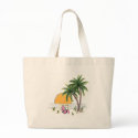 Trinket & Valentino on the beach bags