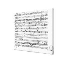 Trio, in E flat major 'Kegelstatt' Gallery Wrapped Canvas