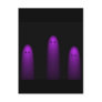 Trio of Ghosts ( Fuschia) Post Cards