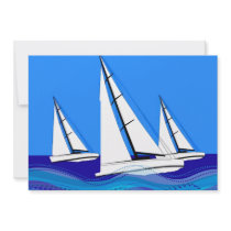 Trio of Sailboats