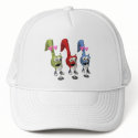 Trio Singers Music Hat