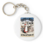 Tripes La Mode De Caen Vintage Food Ad Art Keychain