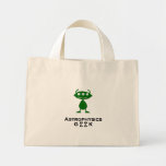 Triple Eye Astrophysics Geek green Canvas Bags
