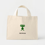 Triple Eye McNoob green Canvas Bag