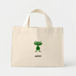 Triple Eye w00t green Canvas Bags