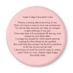 Triple Fudge Chocolate Cake magnets
