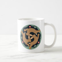 Triple Hare Coffee Mugs