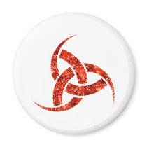 Triple Horn of Odin Fridge Magnet