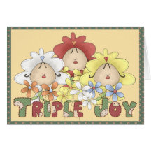 Triple Joy Triplets Card