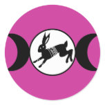 Triple Moon Hare stickers