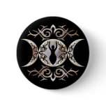 Triple Moon Moonstone buttons