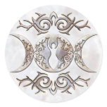 Triple Moon Moonstone Goddess stickers