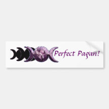 Triple Moon Perfect Pagan! Bumper Stickers