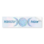 Triple Moon Perfectly Pagan bumper stickers