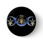 Triple Spiral Lunar Moon Button