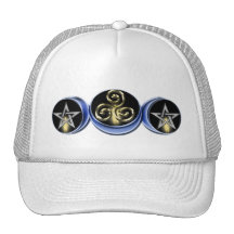 Triple Spiral Lunar Moon Hat