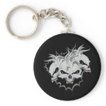 Triple Terror Skulls keychains