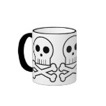 Triple Threat Pirate Skulls Coffee Cup Mug 1
