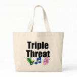 Triple Threat Tote Bags
