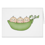 Triplet Peas in a Pod Cards