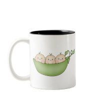 Triplet Peas in a Pod Mugs