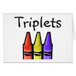 Triplets (Crayons) cards