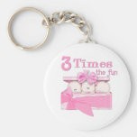 Triplets Key Chain
