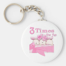 Triplets Key Chain