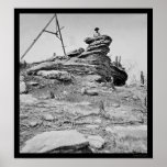 Tripod Signal on Lookout Mountain 1864 posters