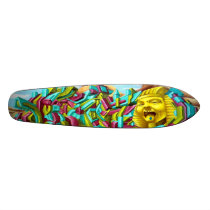 Trippin' Out With Tut - 3D Sk8 Deck Art