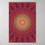 Trippy Poster: Psychedelic Radial Artwork posters