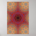 Trippy Poster: Psychedelic Radial Artwork posters