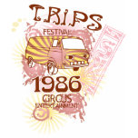 Trips Summer Festival Retro Hippy Van t-shirts